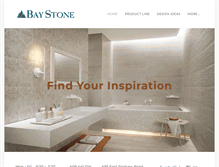 Tablet Screenshot of baystonedepot.com